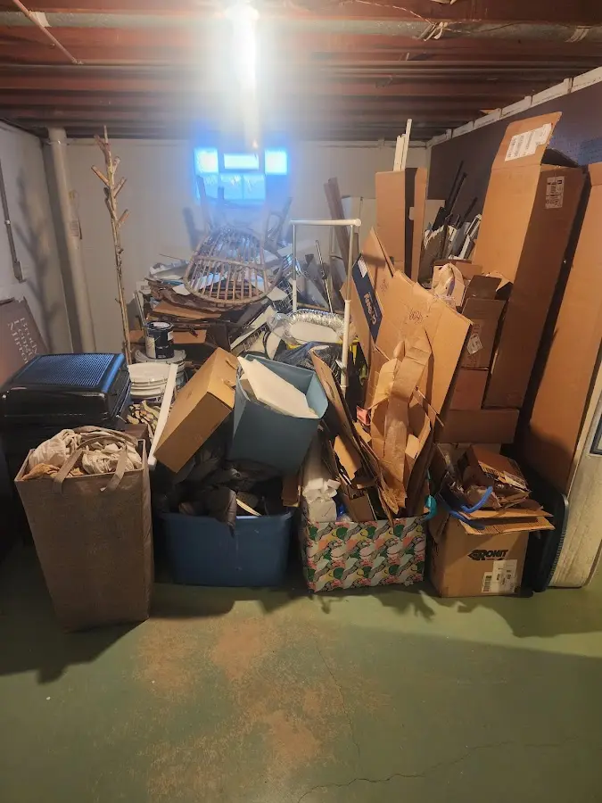 Roll-off dumpster container at job site for Construction Dumpster Rental in Blakely